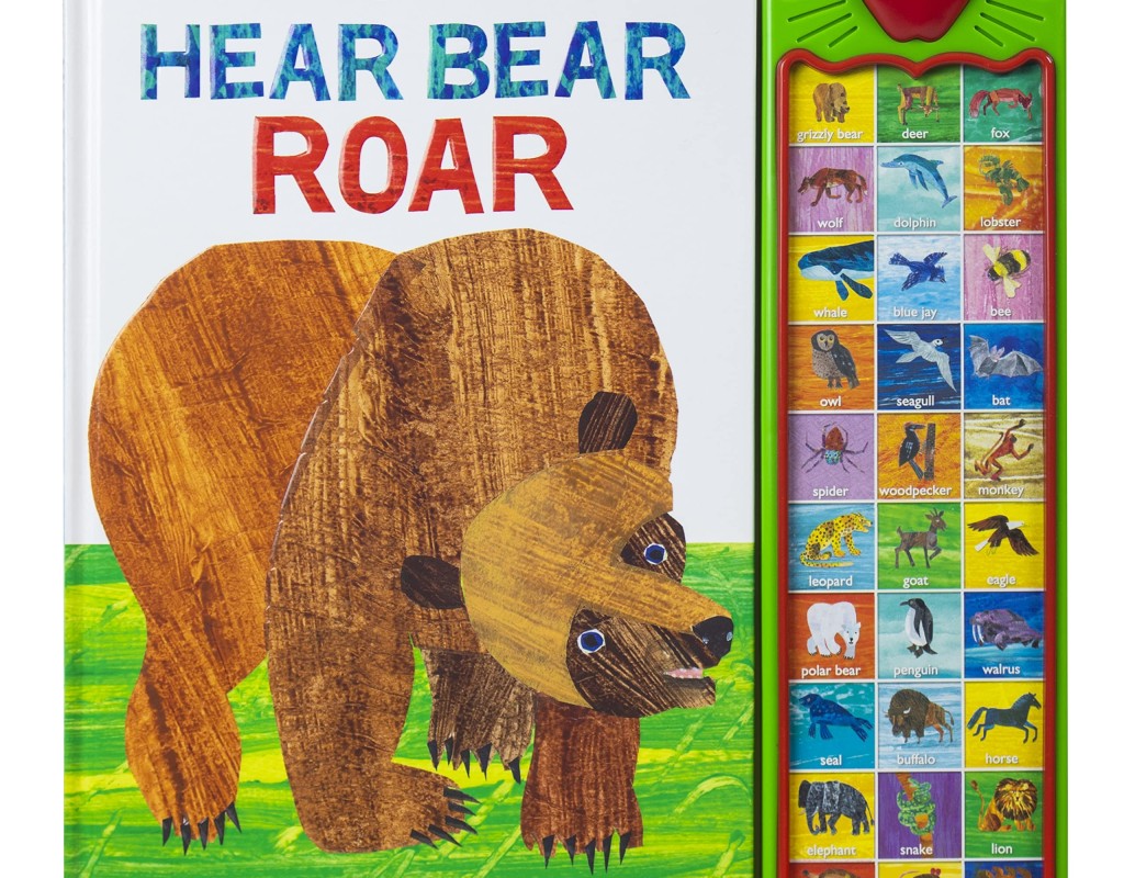 cele mai bune carti pentru copii mici, auziti urletul ursului de Eric Carle